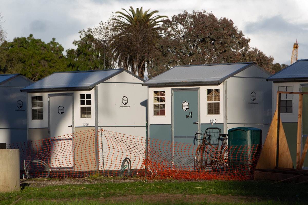 Tiny homes at the West LA VA.